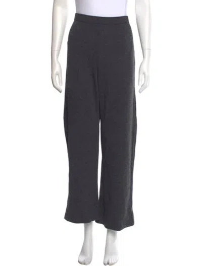 Pre-owned St John Wide Leg Pants In Gray