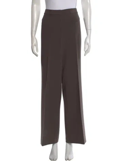 Pre-owned St John Wide Leg Pants In Gray