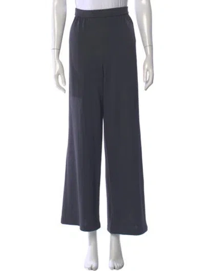Pre-owned St John Wide Leg Pants In Gray