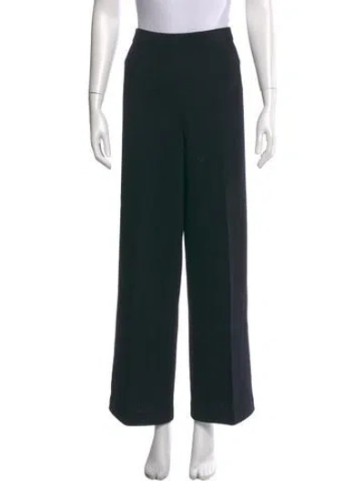 Pre-owned St John Wide Leg Pants In Green