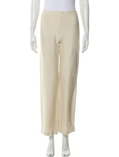 Pre-owned St John Wide Leg Pants In Neutral