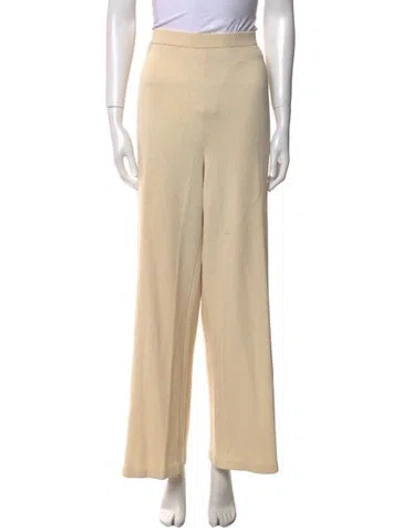 Pre-owned St John Wide Leg Pants In Neutral