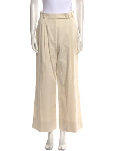 Pre-owned St John Wide Leg Pants In Neutral