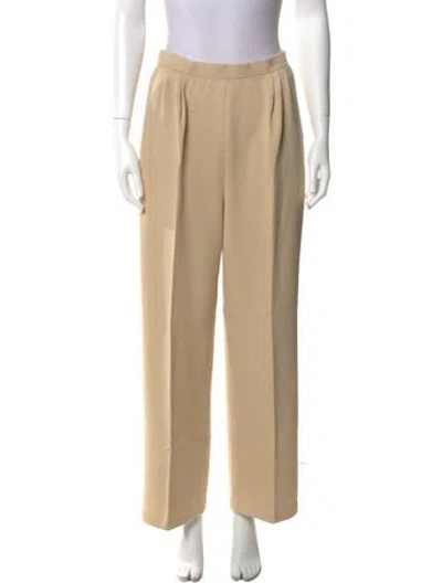 Pre-owned St John Wide Leg Pants In Neutral