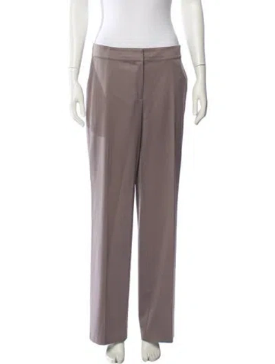 Pre-owned St John Wide Leg Pants In Neutral