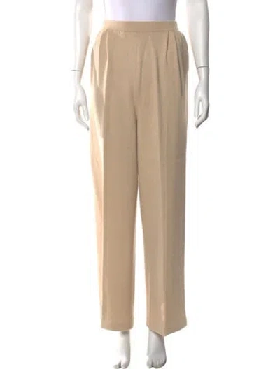 Pre-owned St John Wide Leg Pants In Neutral