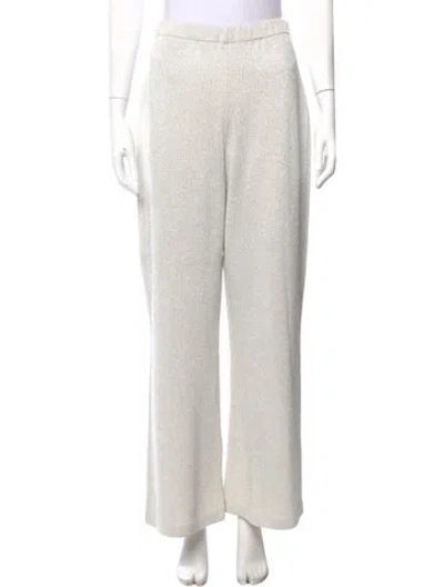 Pre-owned St John Wide Leg Pants In Neutral