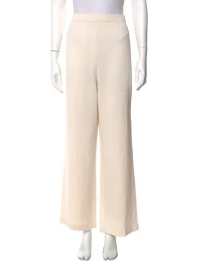 Pre-owned St John Wide Leg Pants In Neutral