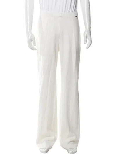 Pre-owned St John Wide Leg Pants In Neutral