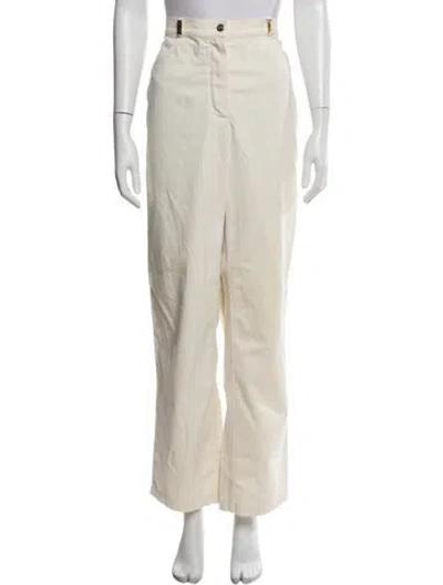 Pre-owned St John Wide Leg Pants In Neutral