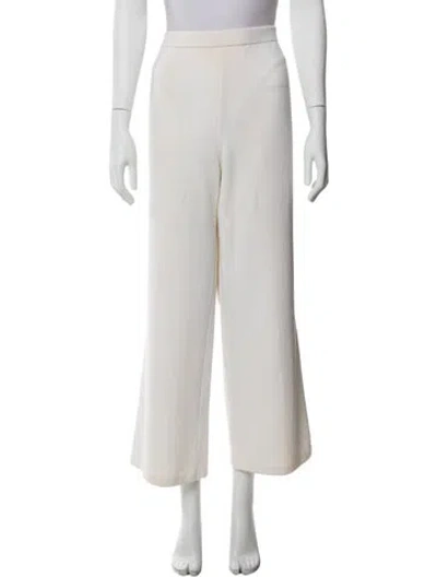 Pre-owned St John Wide Leg Pants In Neutral
