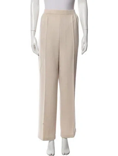 Pre-owned St John Wide Leg Pants In Neutral