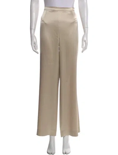 Pre-owned St John Wide Leg Pants In Neutral