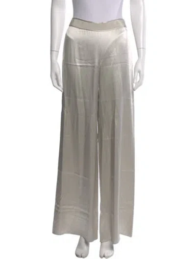 Pre-owned St John Wide Leg Pants In Neutral