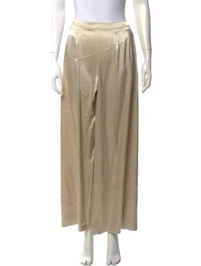 Pre-owned St John Wide Leg Pants In Neutral