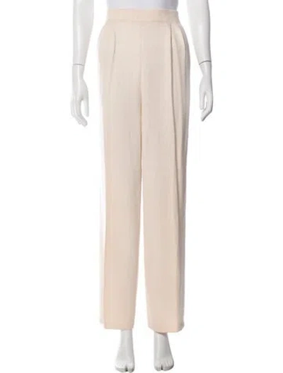 Pre-owned St John Wide Leg Pants In Neutral