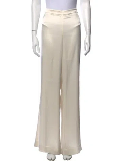 Pre-owned St John Wide Leg Pants In Neutral