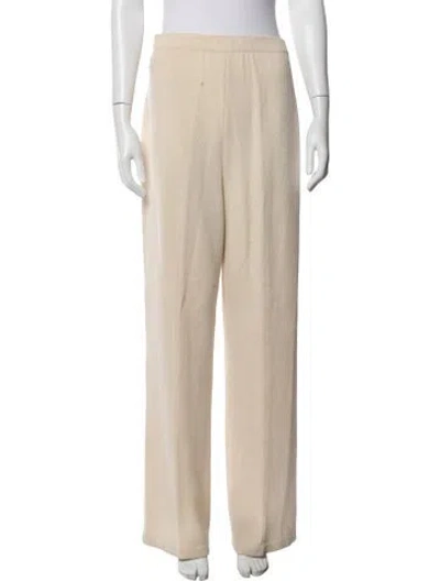 Pre-owned St John Wide Leg Pants In Neutral