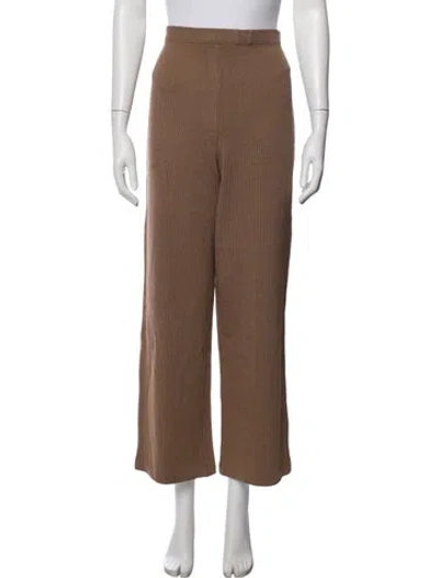 Pre-owned St John Wide Leg Pants In Neutrals