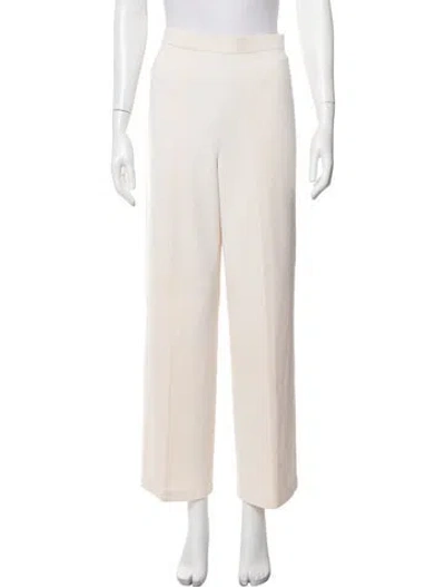 Pre-owned St John Wide Leg Pants In Neutrals