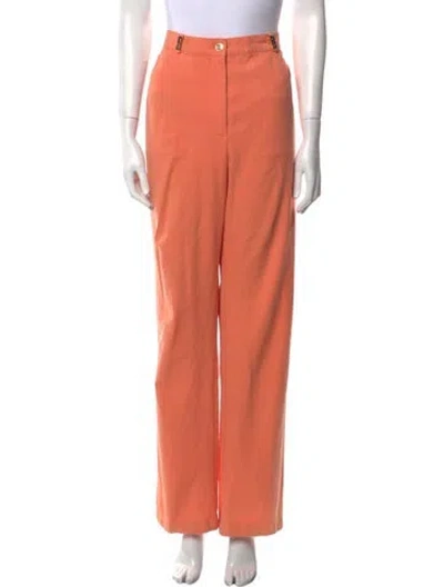 Pre-owned St John Wide Leg Pants In Orange