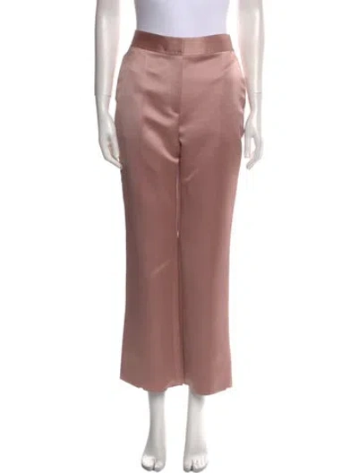 Pre-owned St John Wide Leg Pants In Pink