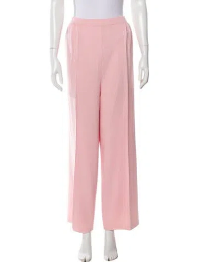 Pre-owned St John Wide Leg Pants In Pink