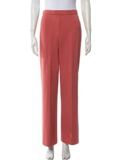 Pre-owned St John Wide Leg Pants In Pink