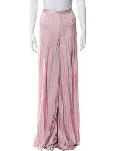 Pre-owned St John Wide Leg Pants In Pink