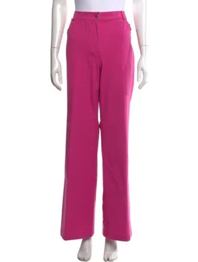 Pre-owned St John Wide Leg Pants In Pink