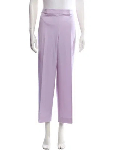 Pre-owned St John Wide Leg Pants In Purple