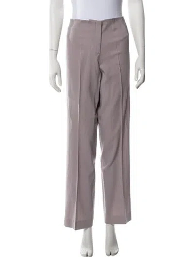 Pre-owned St John Wide Leg Pants In Purple