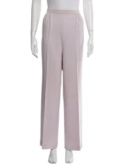 Pre-owned St John Wide Leg Pants In Purple