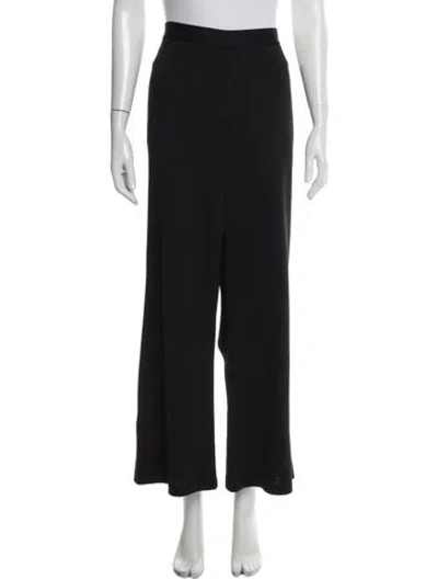Pre-owned St John Wide Leg Pants W/ Tags In Black