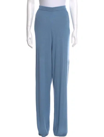 Pre-owned St John Wide Leg Pants W/ Tags In Blue
