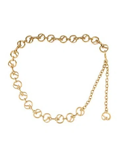 Pre-owned St John Wide Metal Waist Belt