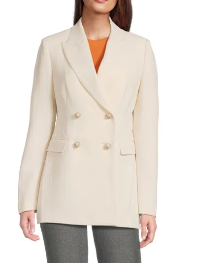 St John Women's Italian Stretch Cady Jacket In Neutral