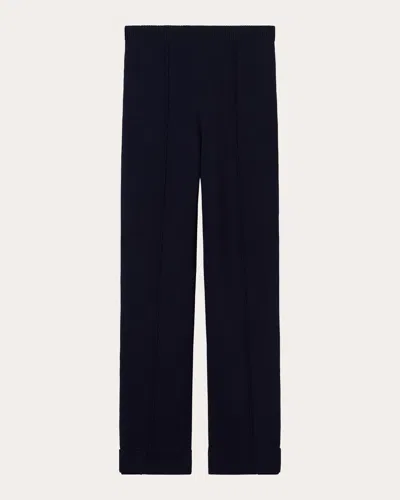 St John ‘diana' Flat Front Pressed Crease Straight Leg Pants In Black