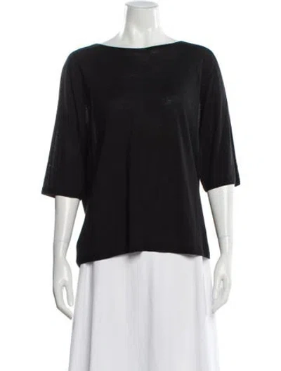 Pre-owned St John Wool Bateau Neckline Sweater W/ Tags In Multi