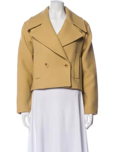 Pre-owned St John Wool Biker Jacket In Neutral