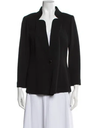 Pre-owned St John Wool Blazer In Multi