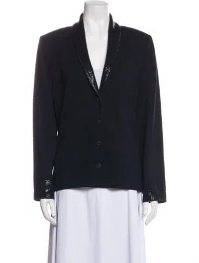 Pre-owned St John Wool Blazer In Multi