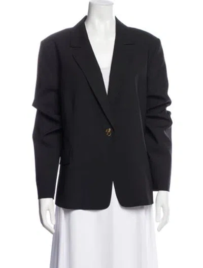 Pre-owned St John Wool Blazer W/ Tags In Gray