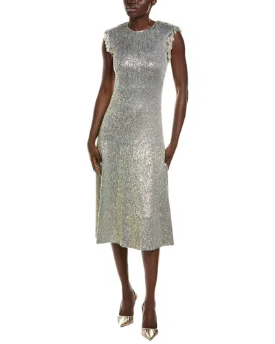 a line mermaid prom dress Andrea & Leo A1421 Lace Beaded Floral Mermaid Dress, Sage / 10 main image 1