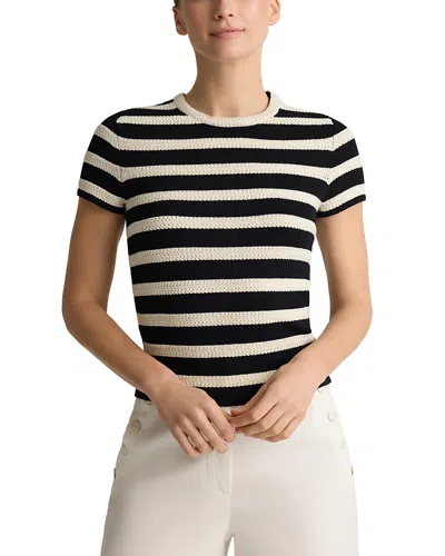 ST JOHN WOOL BLEND CREWNECK SWEATER