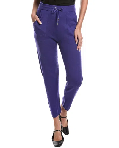 ST JOHN ST. JOHN WOOL-BLEND DRAWSTRING PANT