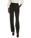 St John ‘diana' Flat Front Pressed Crease Straight Leg Pants In Black