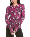 St John St. John Wool Cardigan In Pink
