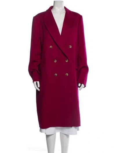 Pre-owned St John Wool Coat In Multi