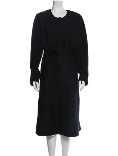 Pre-owned St John Wool Coat In Multi